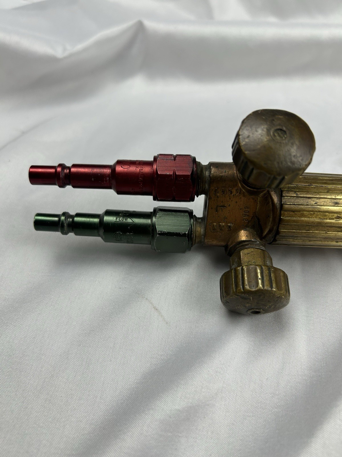No Name Heavy Duty Cutting Welding Torch Handle (victor?) Heavy Duty Brass