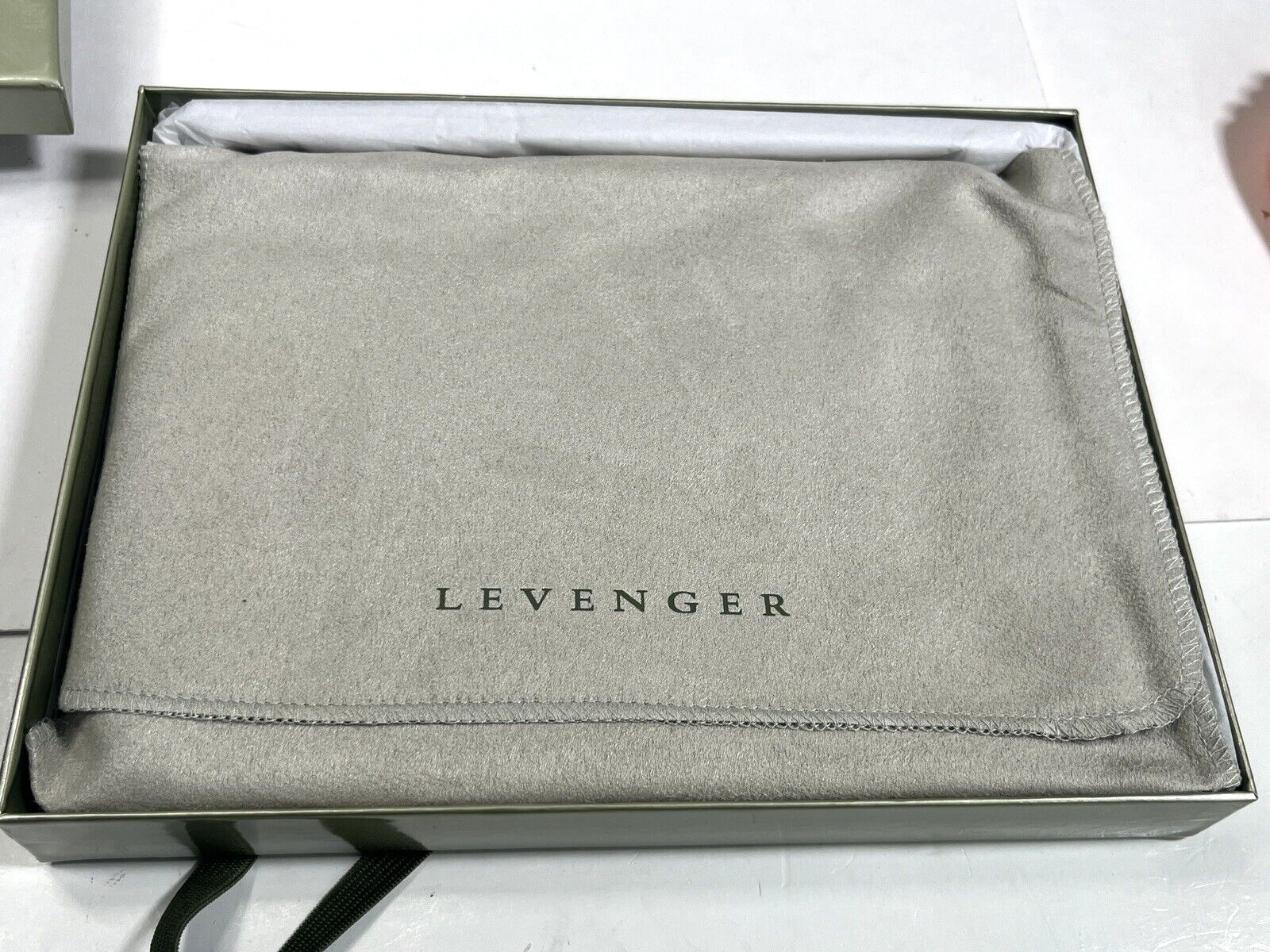 Levenger Circa Foldover Notebook Size Junior Cordova Leather Oxblood New in Box