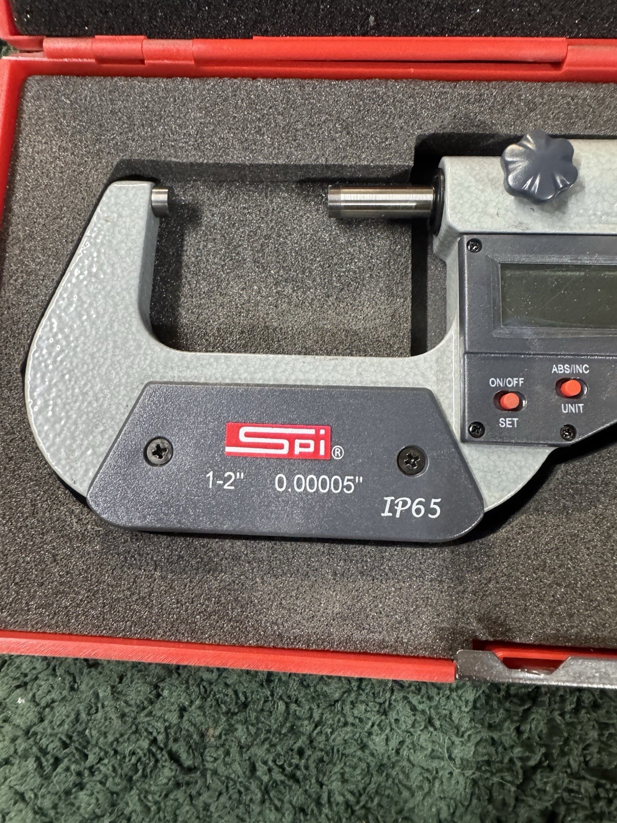 SPI 13-732-3 Digital Outside Micrometer: IP65!! 1-2″ !!!