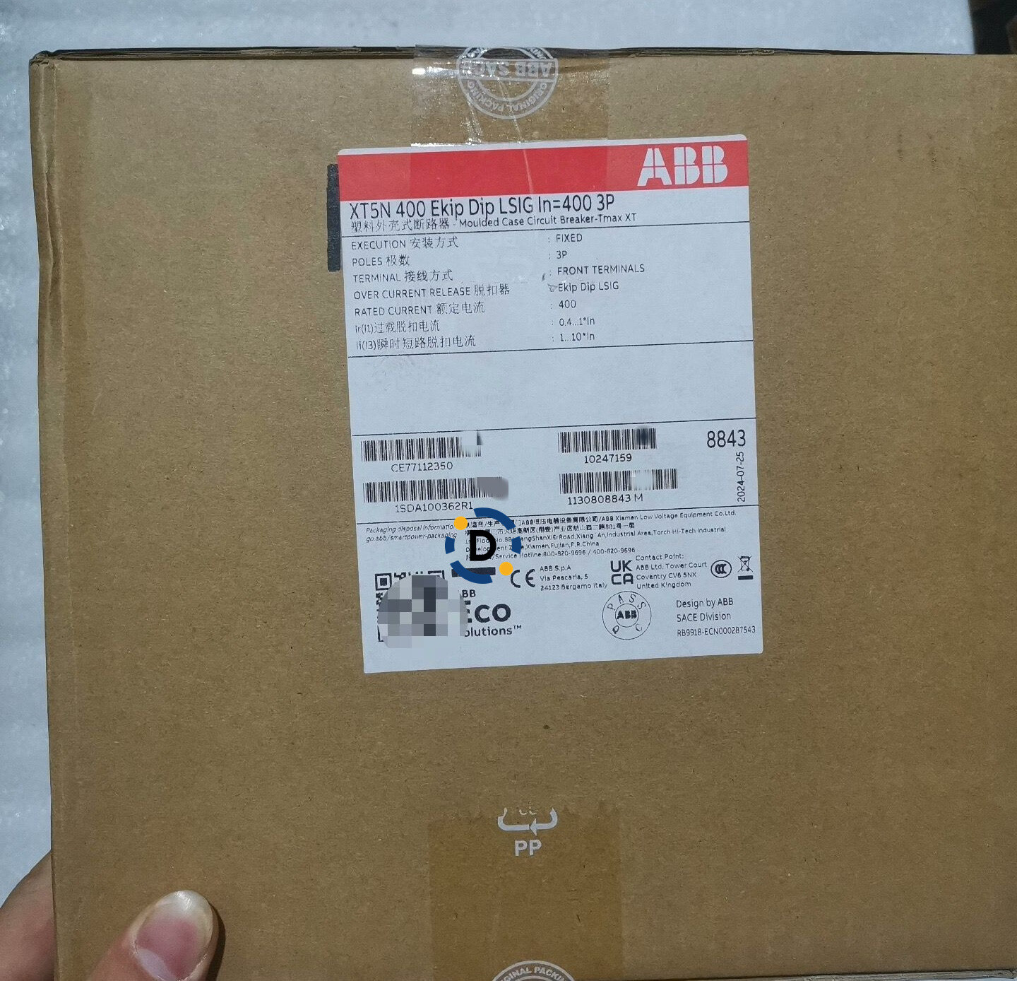 New ABB XT5N400 Circuit breaker