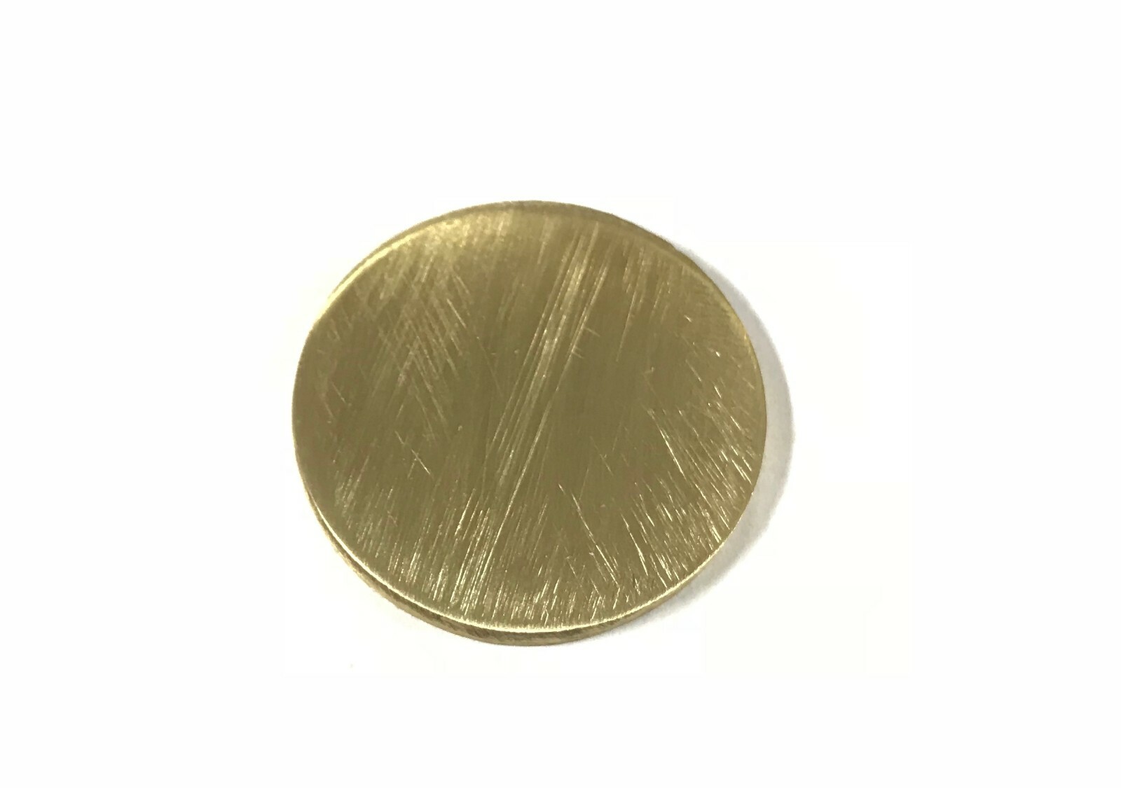 1/4″ Brass 260 Plate Round Circle Disc 2″ Diameter (.25″)