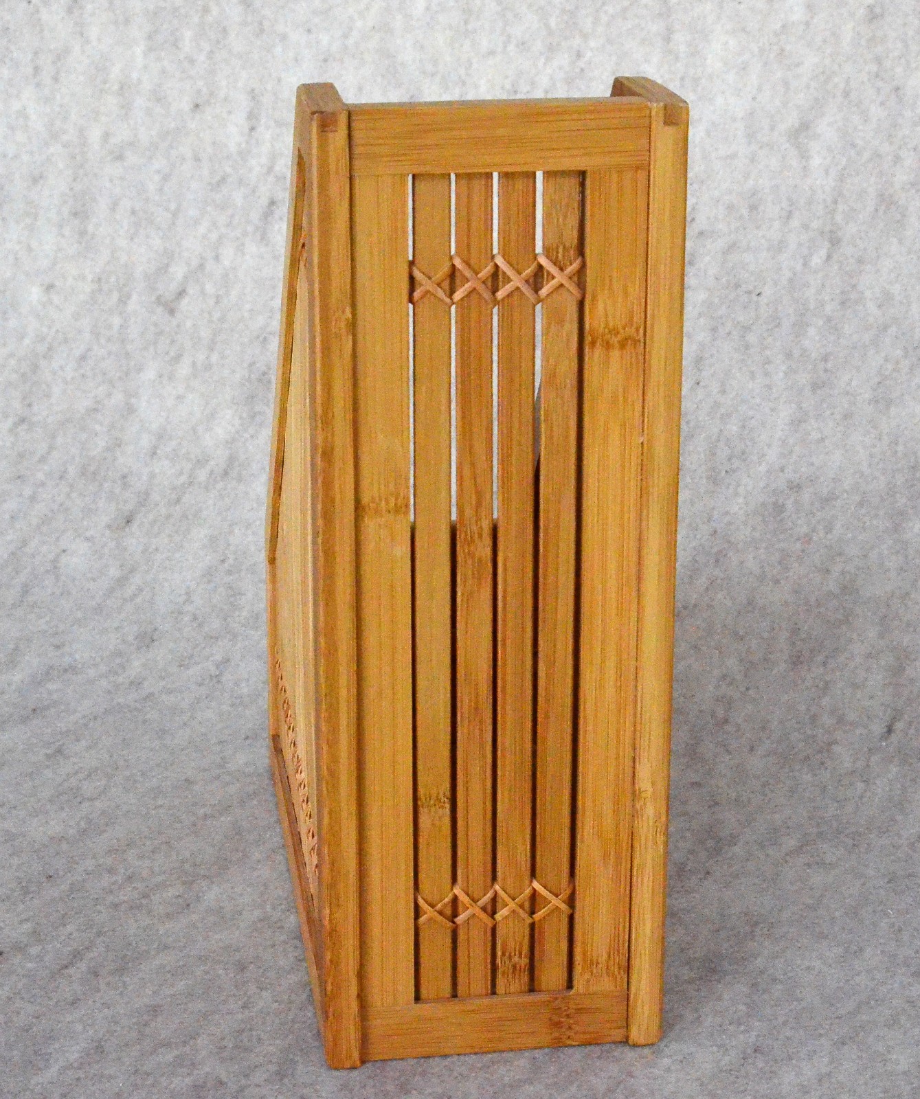 Bamboo File Holder & Office Product Organizer, Magazine Holder