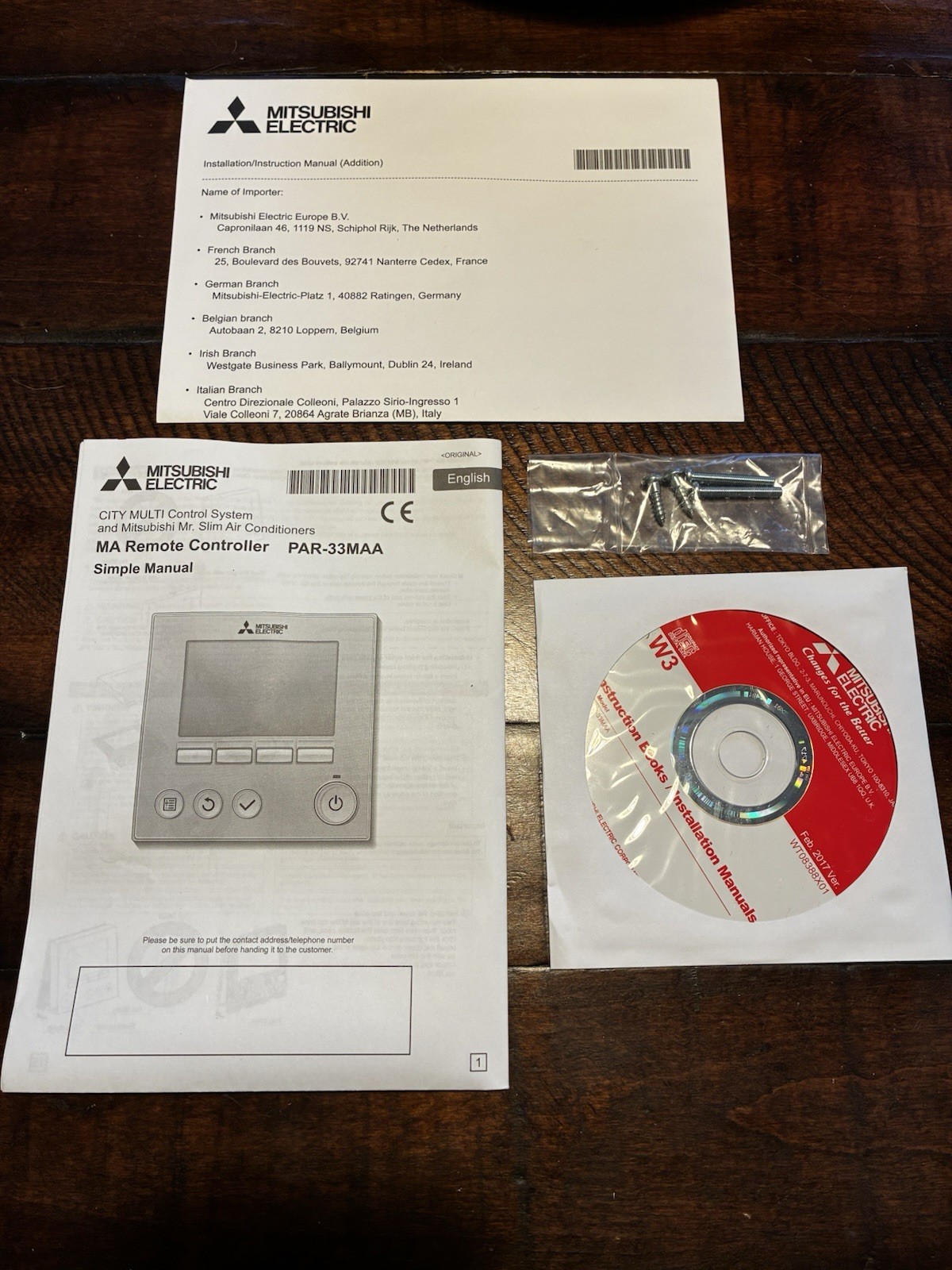 MITSUBISHI PAR-33MAA Temperature Control Unit, HVAC Control Brand New