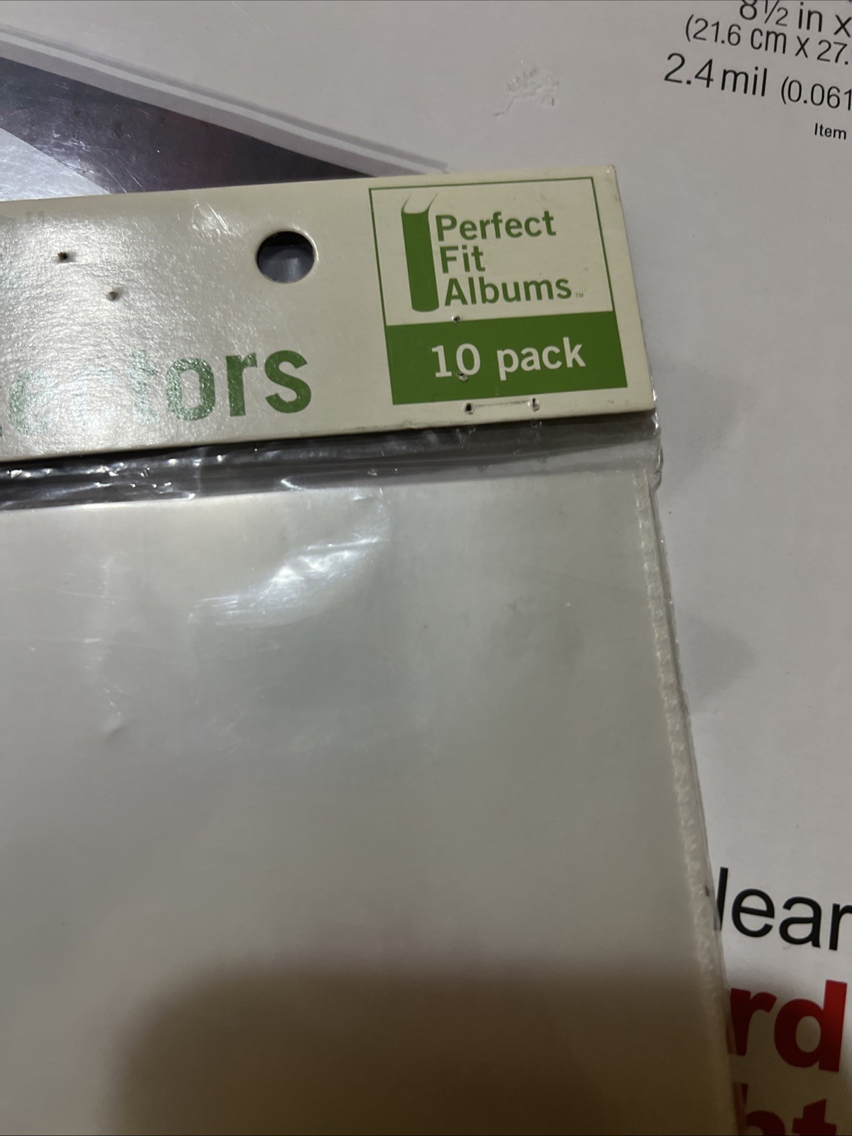Sheet Protectors 100ct Standard Weight 2.4mil Clear 8.5″x11 & 3 Ring Off.Dep. 🎁