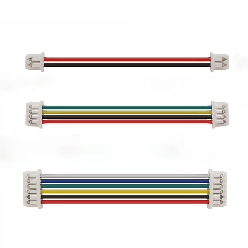 JST-PH 1.25mm Pitch Female to Female Connector Cable Wires 2 3 4 5 6 7 8 Pin