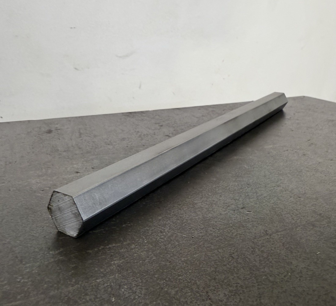 Steel Hex Bar 12L14 – 3/4″ x 12″ – Cold Drawn Machinable Rod for Metalworking
