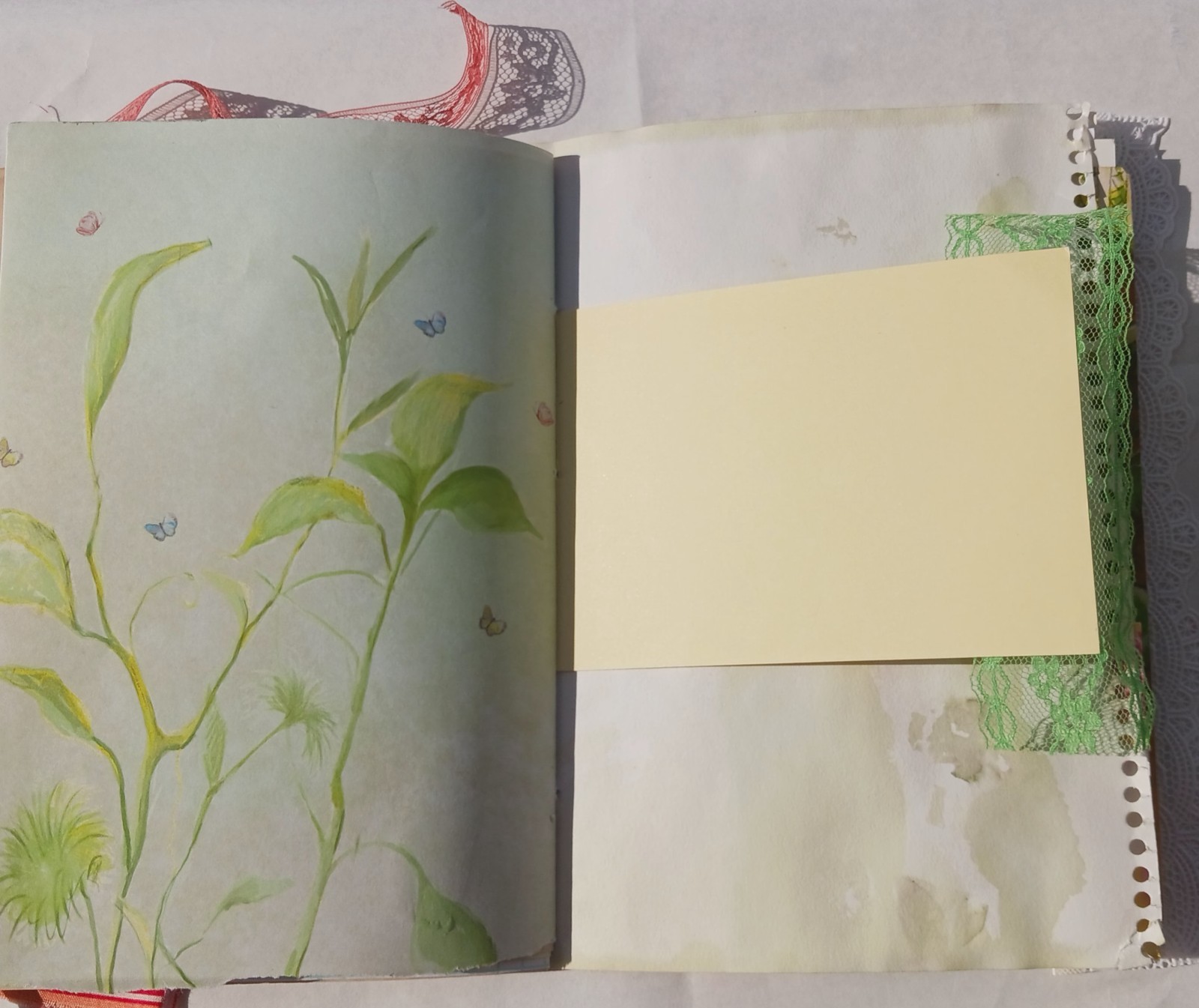 Garden Themed Junk Journal Soft Cover 50 pages