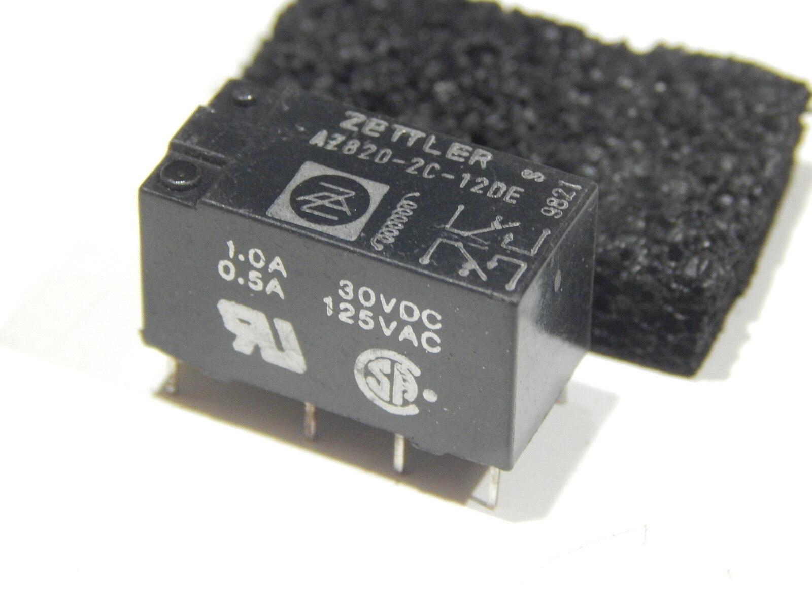 AMERICAN ZETTLER AZ820-2C-12DE 12 VOLT .5 AMP @125 VAC RELAY – FAST SHIPPING