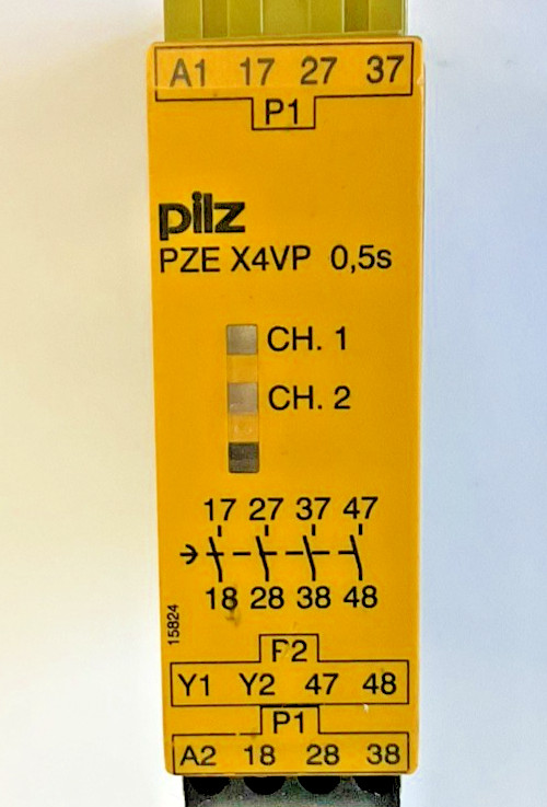 PILZ PZE X4VP 0,5/24VDC 4N/O FLX SAFETY RELAY 24VDC 2.5W