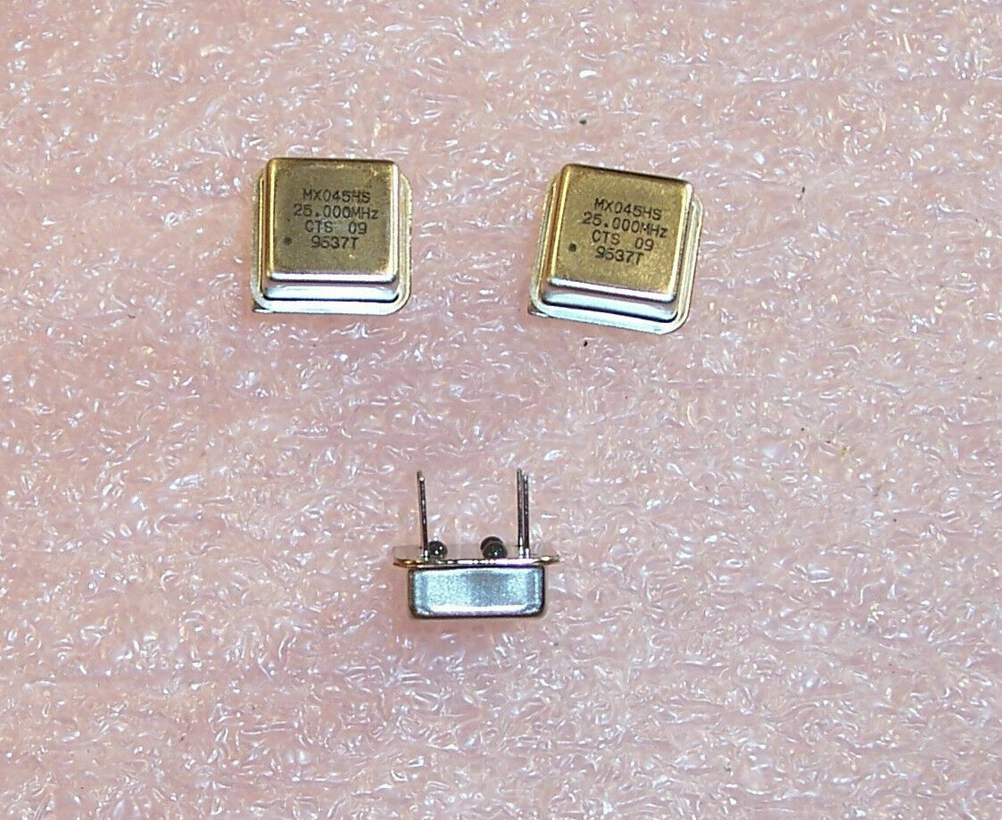QTY (40) 25.000Mhz 1/2 SIZE OSCILLATORS 5V CMOS/TTL MXO45HS-25.00MHz CTS 25MHZ