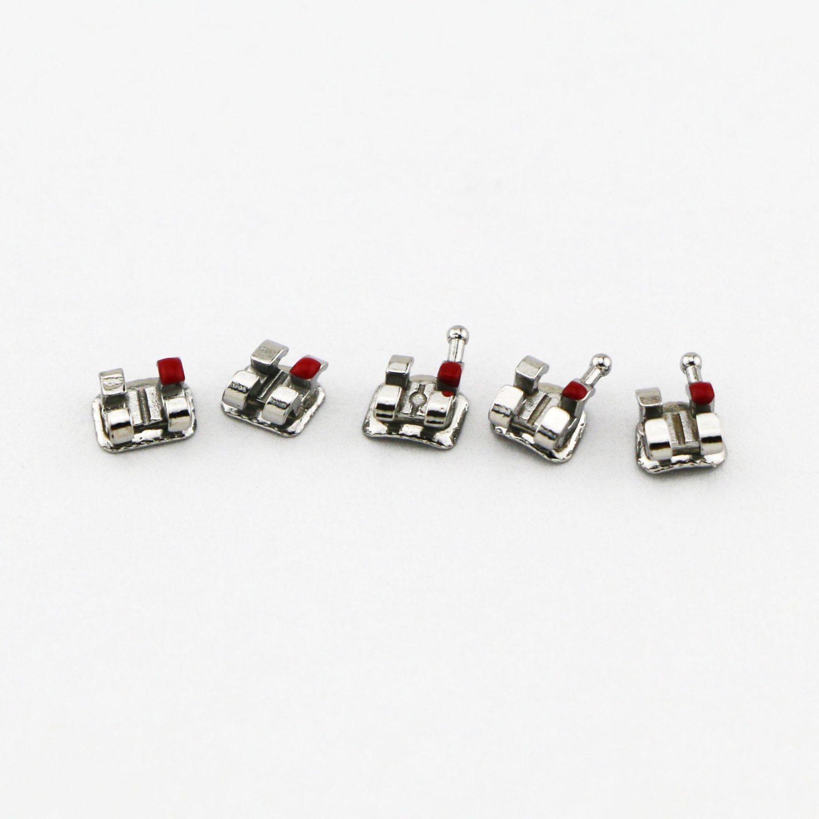 Dental Orthodontic Standard Mini Roth MBT Metal Bracket 018 022 Slot 345 Hooks