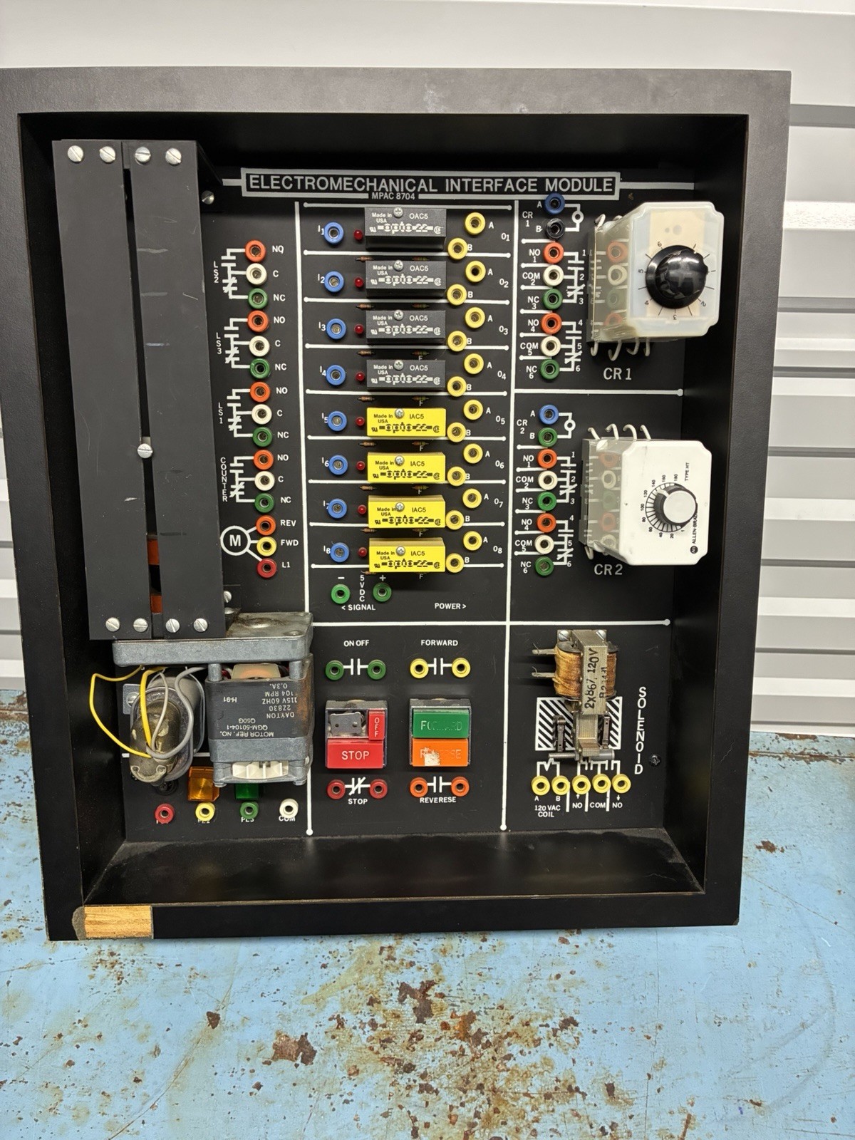 MPAC 8704 ELECTROMECHANICAL INTERFACE MODULE ELECTRONICS INDUSTRIAL TRAINING