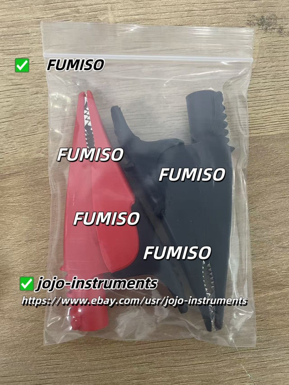 1PCS Fluke AC285 SureGrip 4MM Mulitimeter Alligator Clips for TL221/TL224…….