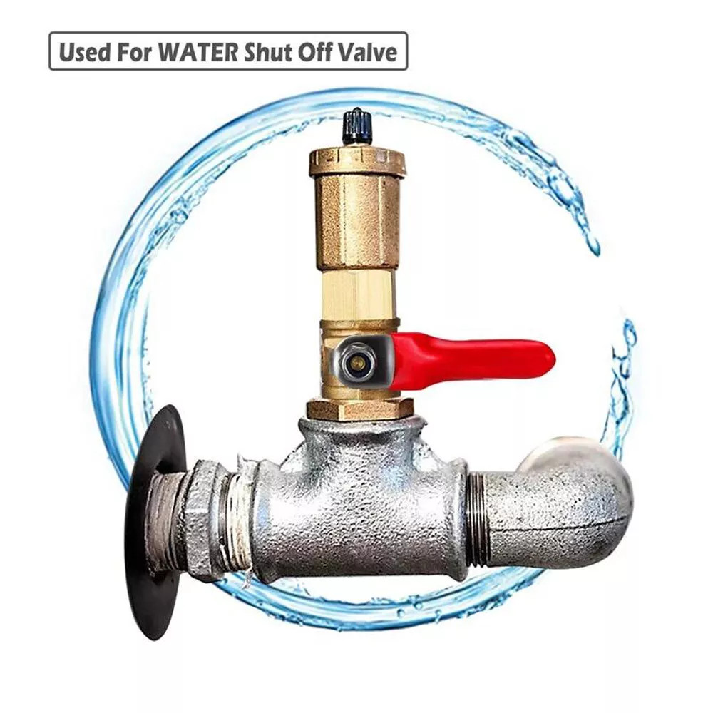4PCS 1/4″ Male Female NPT Brass Ball Valve Water Air Tank Drain Shut Off USA