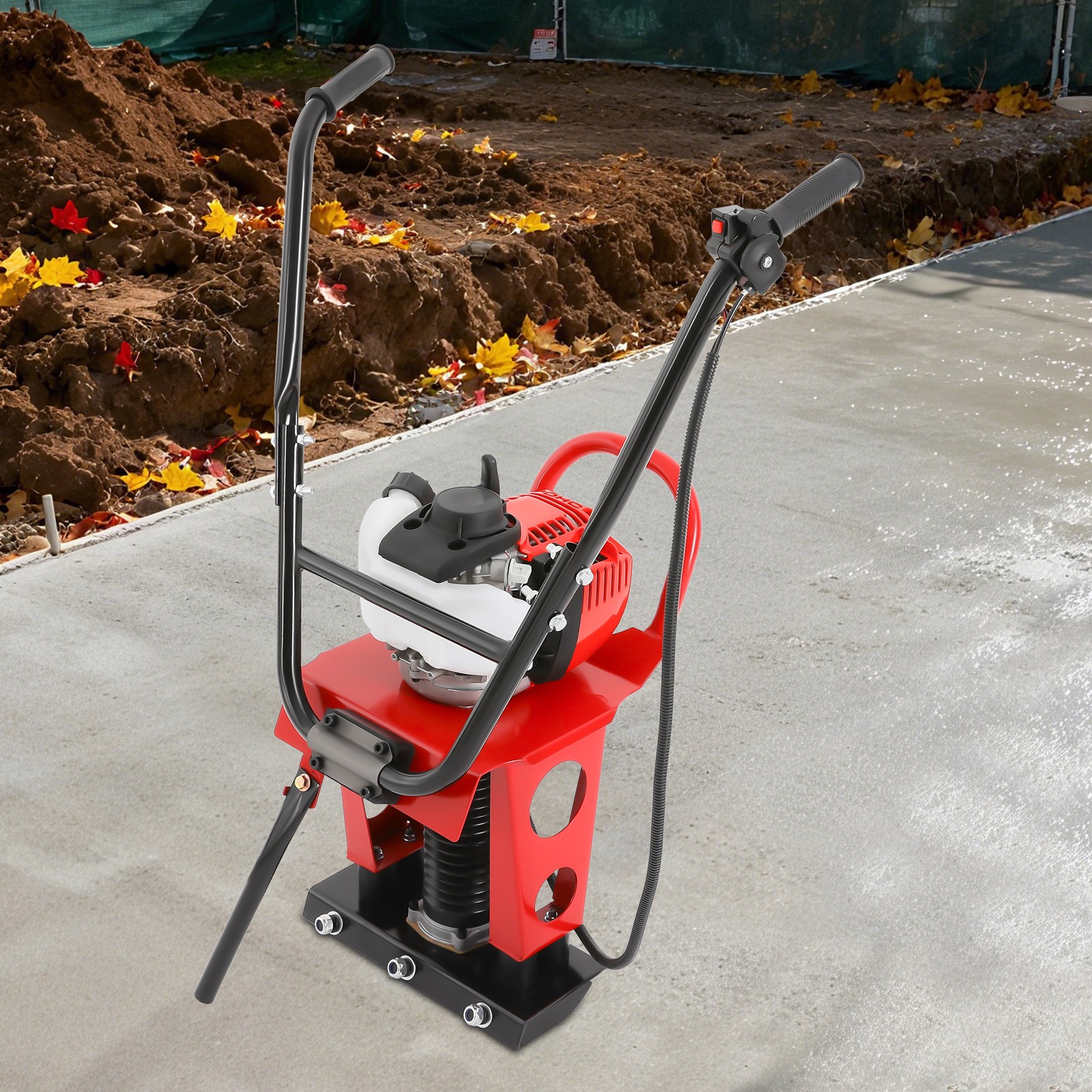 4 Stroke Gas Concrete Wet Screed Power Concrete Vibrator Cement Tool 1.2HP USA