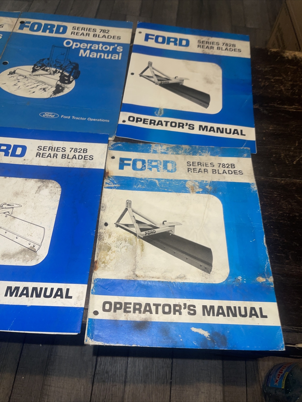 Lot Of 9 Ford rear blade operators manual Series 781b 782 782b 785