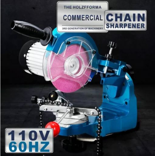 US CA 110V 230W Electric Chainsaw Chain sharpener Grinder With 2 Grinding Wheels
