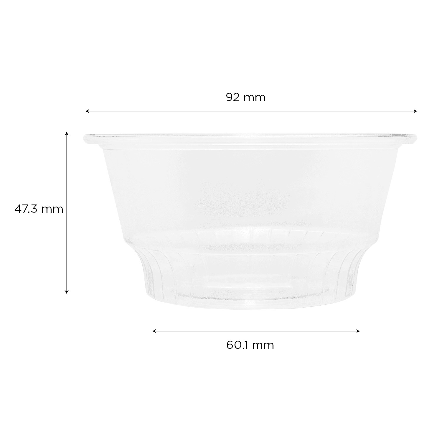Karat 5oz PET Plastic Dessert Cups (92mm) – 1,000 ct, C-KD5