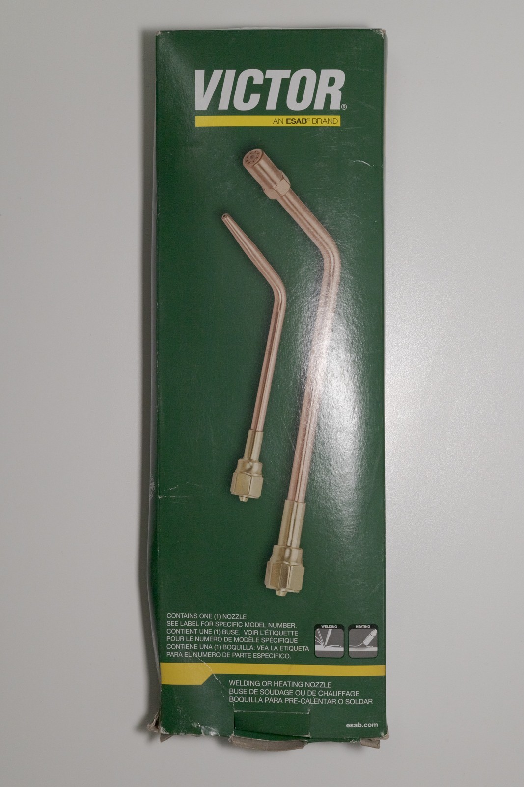 ESAB Victor 8-MFA Heating Nozzle 0323-0252 Torch Tip Copper Brass w/ Box Manual