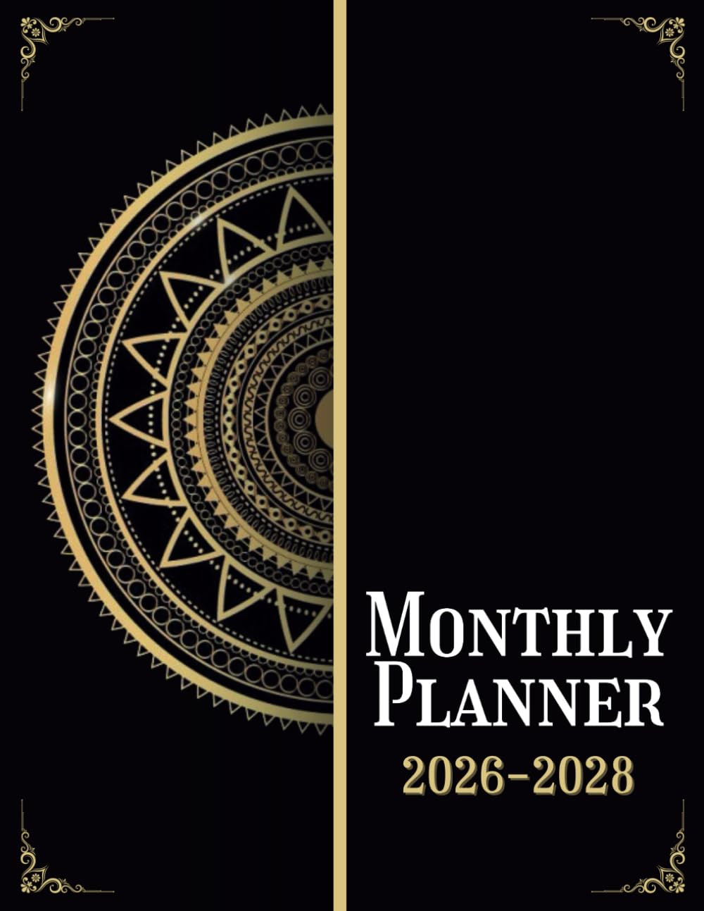 2026-2028 Monthly Planner 3 years: 36 Months, January 2026 to December 2028, 3-Y