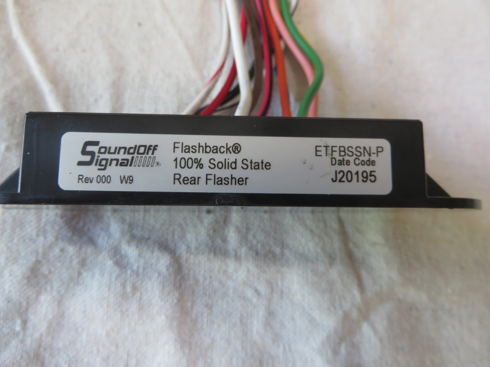 SOUNDOFF SIGNAL FLASHBACK REAR FLASHER ETFBSSN-P