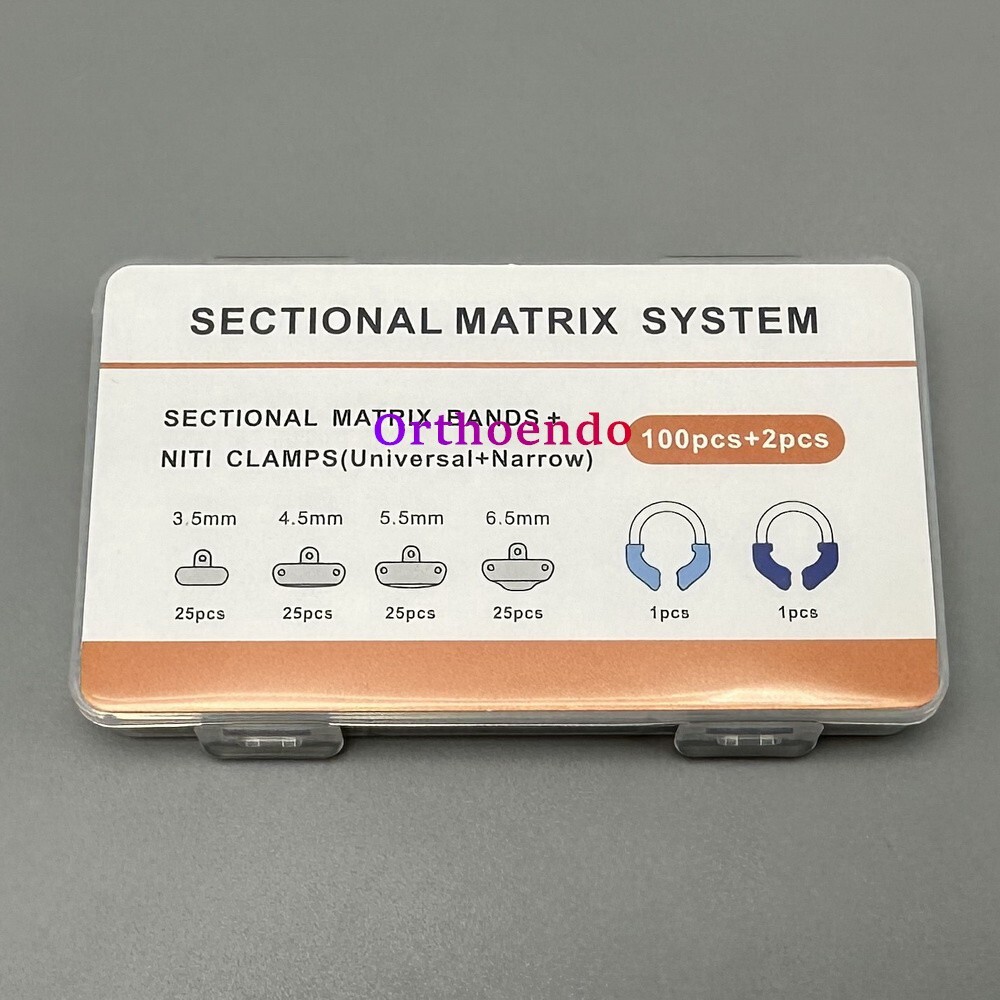 Dental Matrix Bands Ring Clamp Sectional Matrice Fit Garrison Palodent