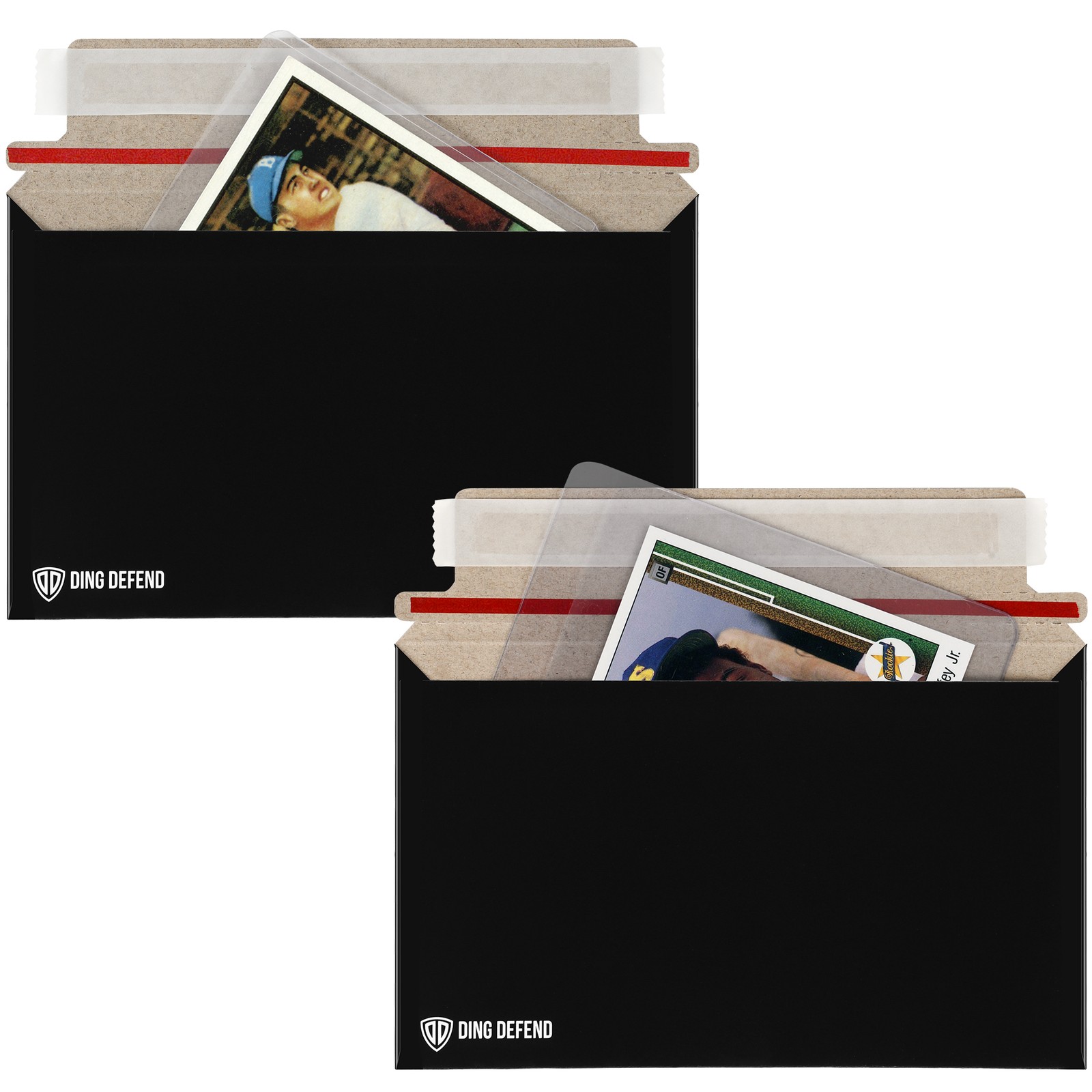 Card Shipping Envelopes 110 Pack – 7 x 4.35 In Trading Cards Self-Adhesive Black