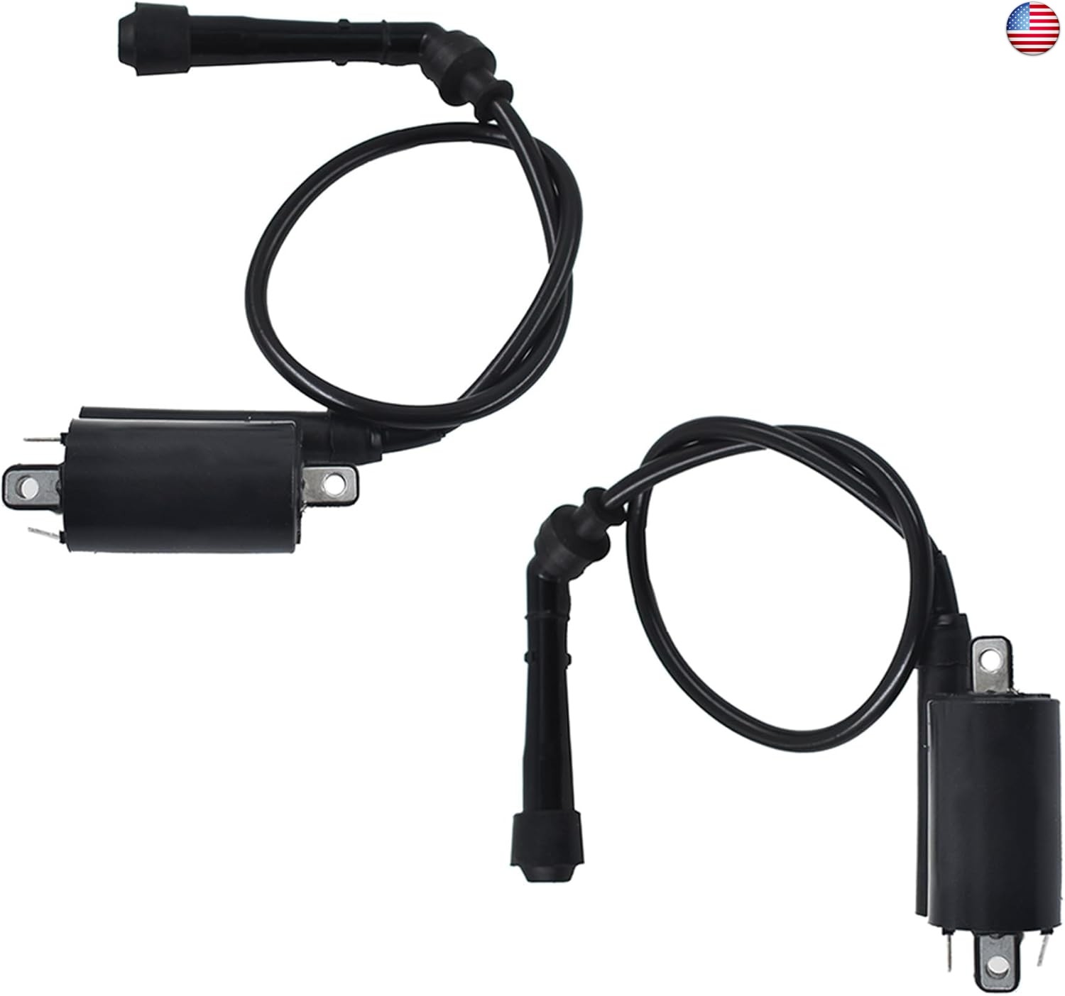 waltyotur 2Pcs Motorcycle Ignition Coils Replacement for Kawasaki EX500 EX500A