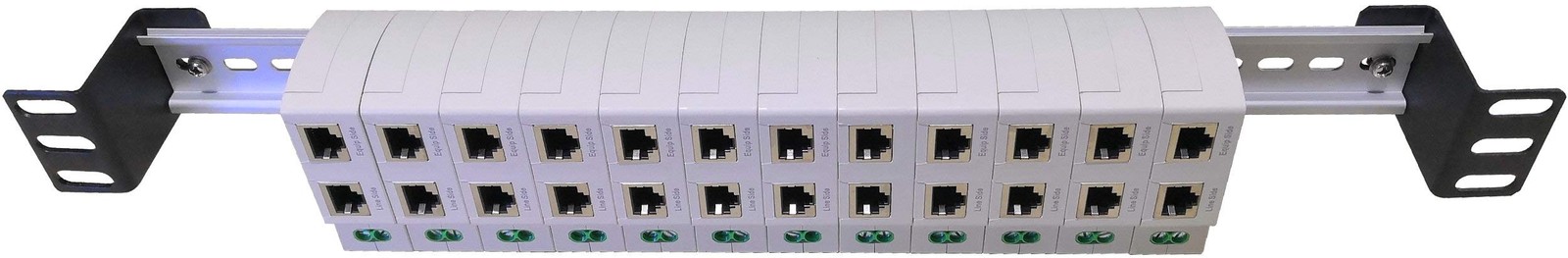 DIN Rail Mounting Bracket | Rack Mount DIN Rail Kit Rack Ears DIN Rail Slotted A