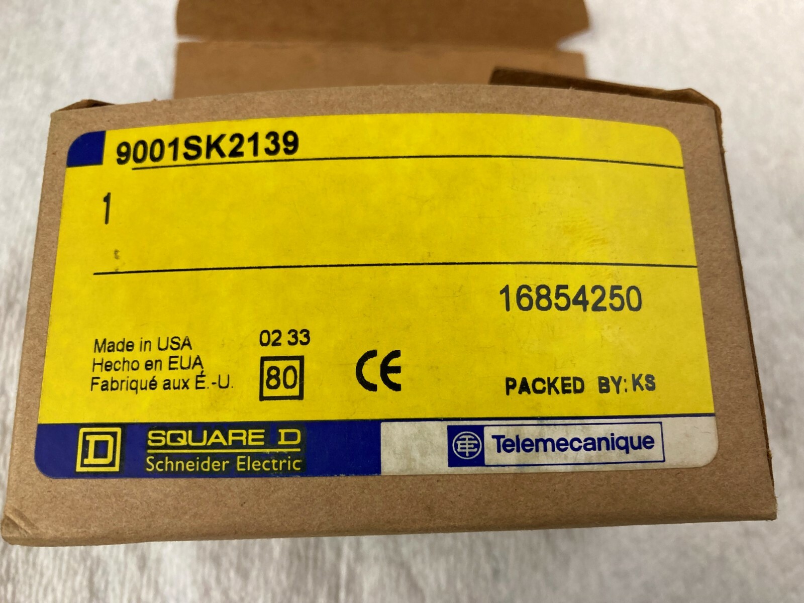 Square D Switch 9001SK2139 