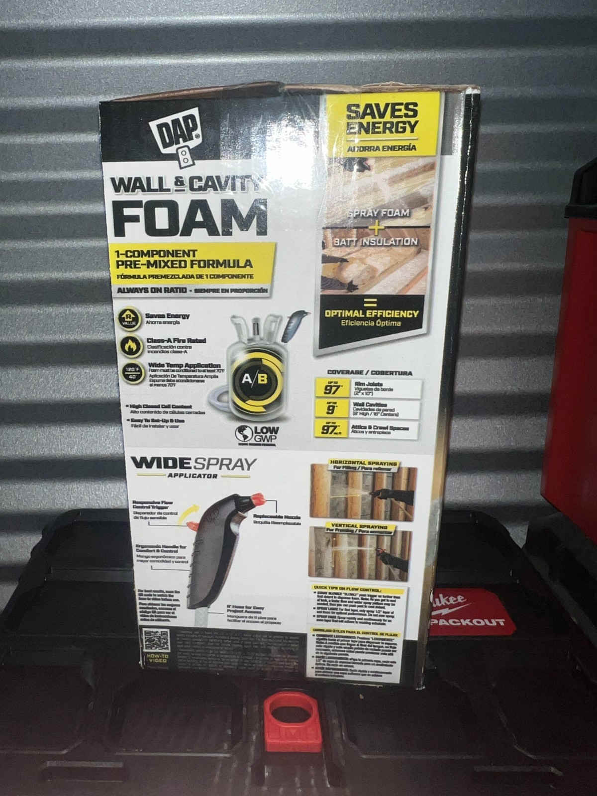 DAP Wall and Cavity 10.5 LB 320-oz. Spray gun Indoor Spray Foam Insulation
