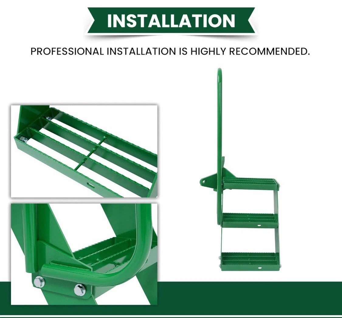 ✅ Tractor Step Extension Kit LH John Deere 3010 3020 4000 4010 4020 2WD Heavy
