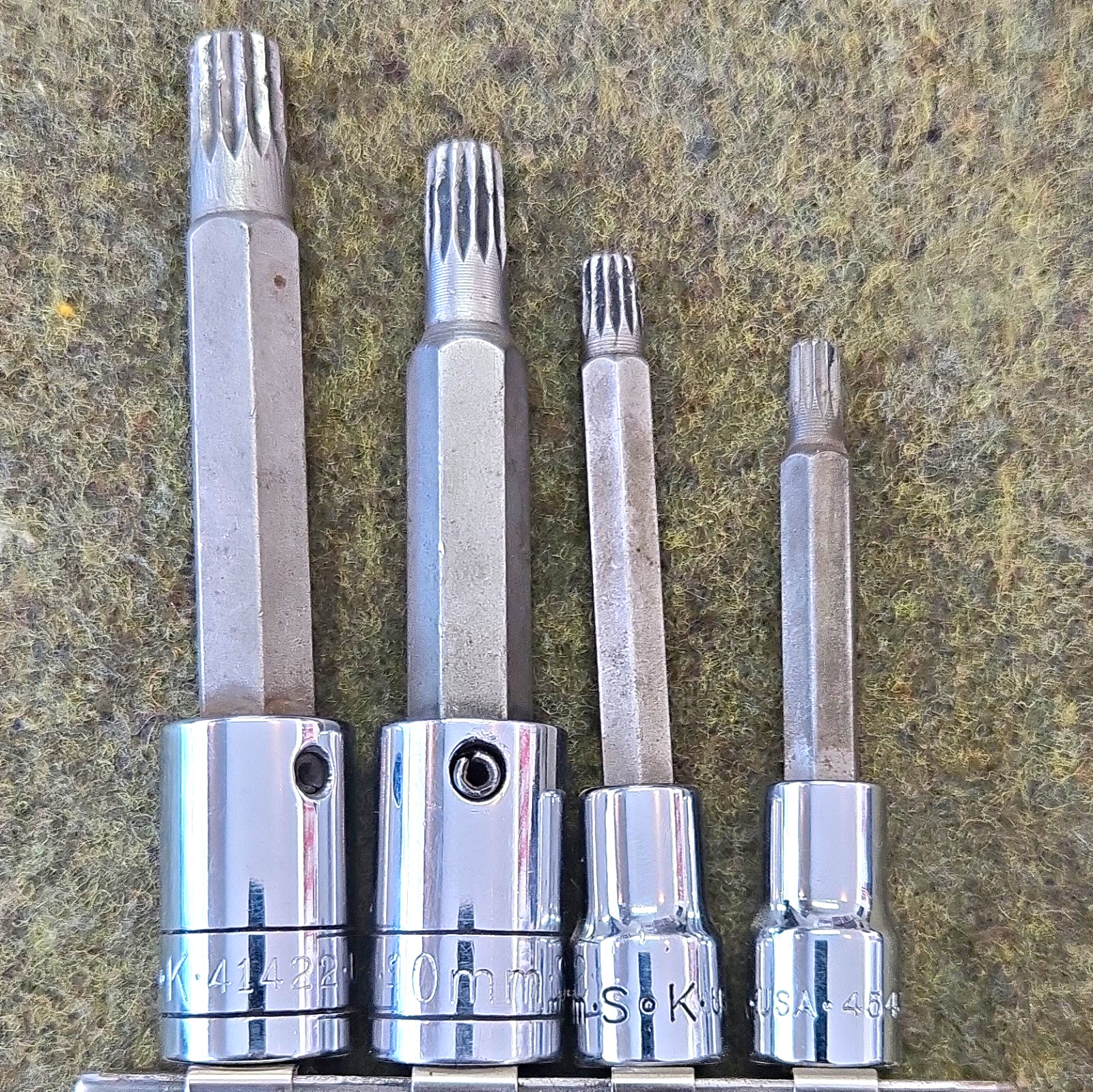 SK 4 Piece 12 Point Bit Socket Set 6mm-12mm