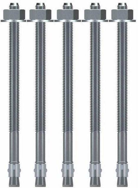 (5) 1/2″ x 8-1/2″ Concrete Wedge All Anchor Zinc Simpson Strong-Tie WA50812 *NEW