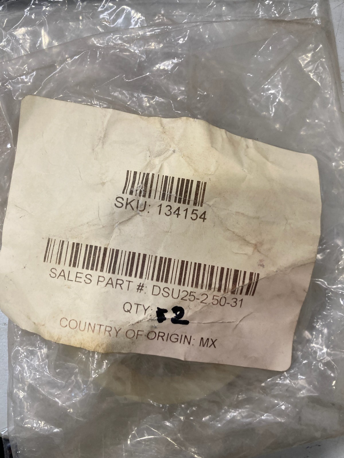 DSU25-2.50-31 US-90URE-2.500×3.000×5/16 Polyurethane Hydraulic Seals Pack 2