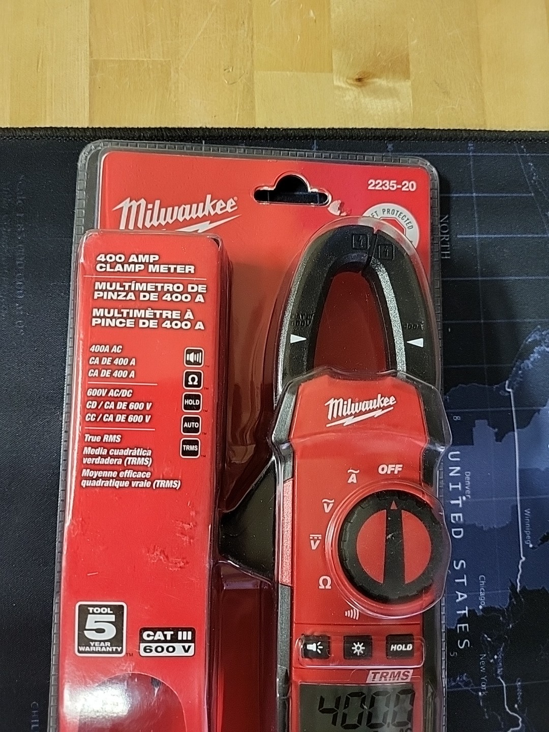 Milwaukee 2235-20 400 Amp Clamp Meter