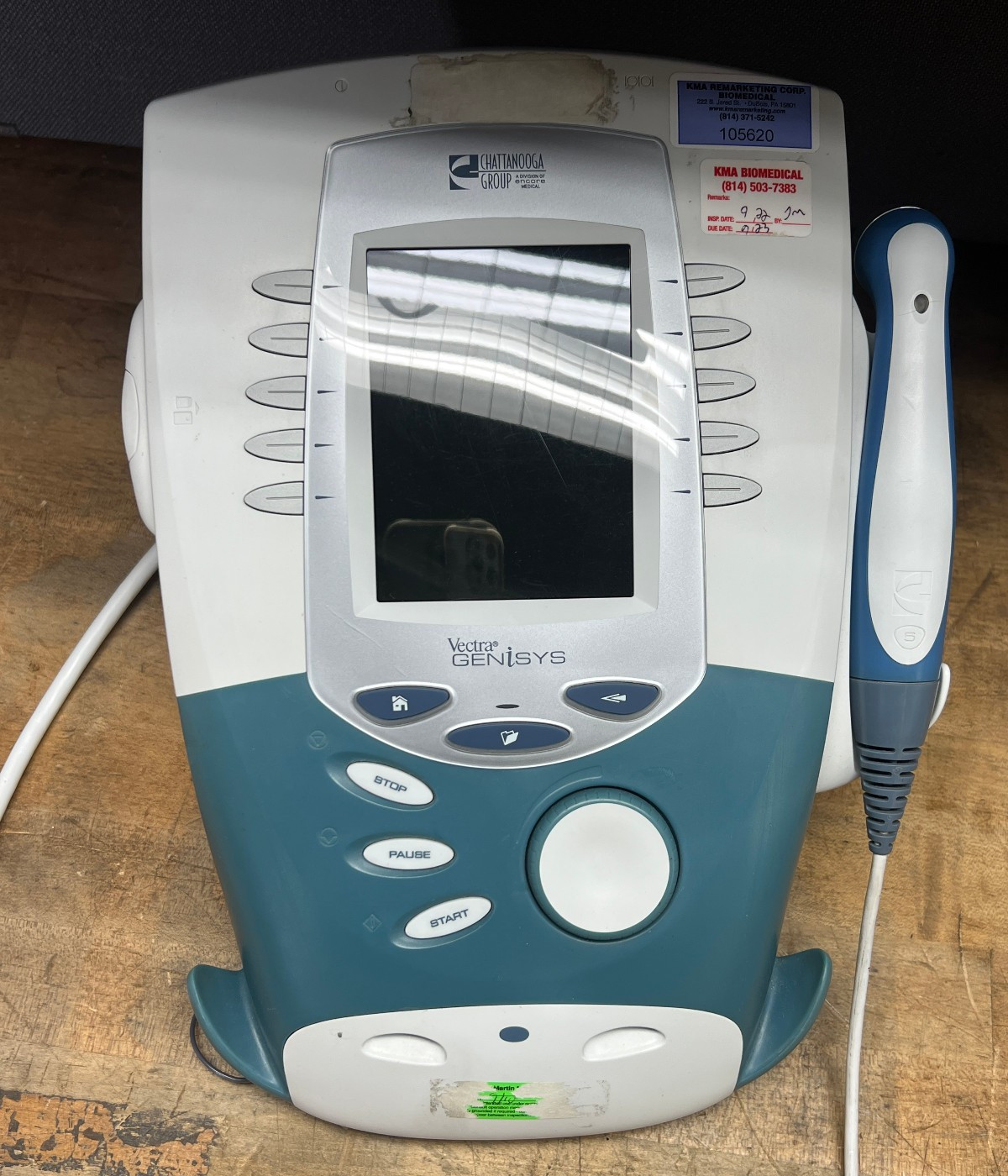 Chattanooga 2761 Vectra Genisys 2-Channel Ultrasound w/ Probe / extras