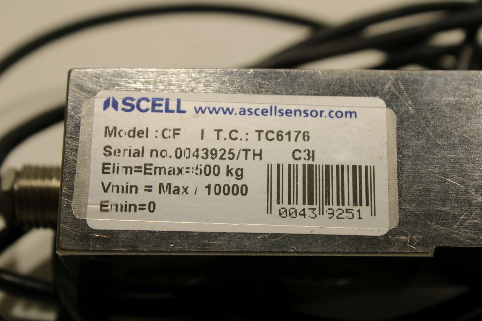 Ascell CFI Load Cell 500kg NEW