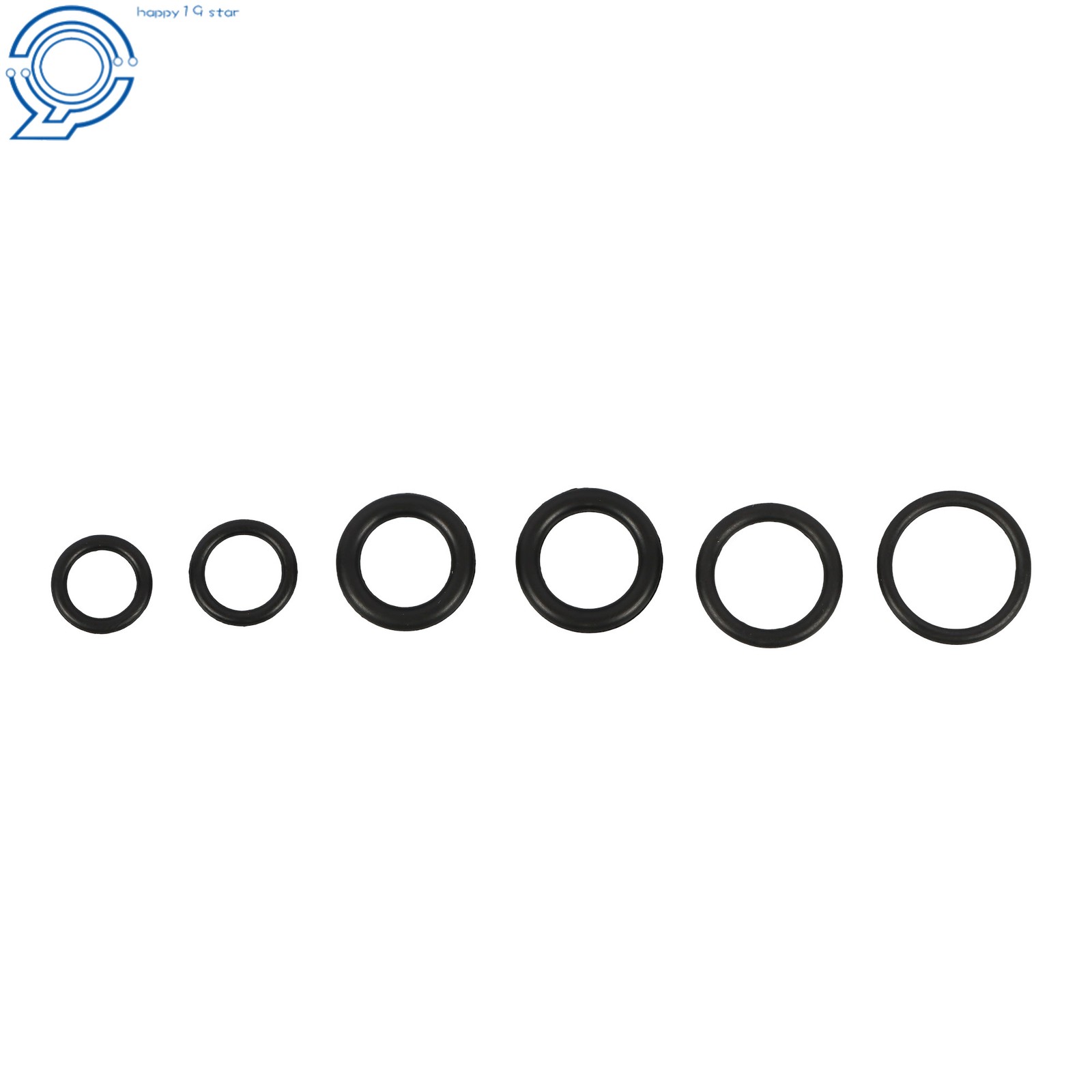 1020-Piece Nitrile Rubber O-Ring Assortment, 20 Sizes Resists Oil and Heat