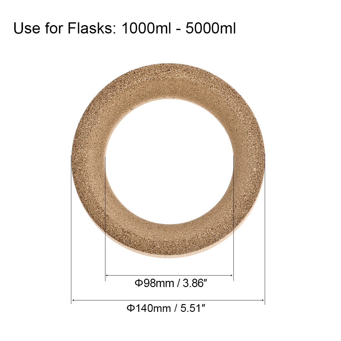 Lab Flask Support Cork Stand 140mm Diameter for 1000ml-5000ml Flasks