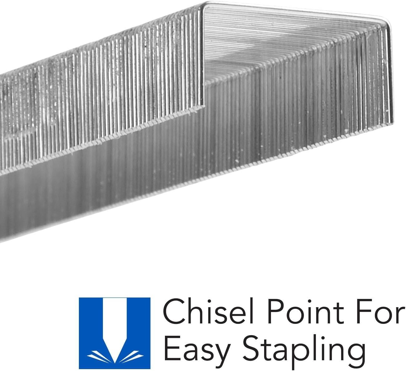 Staples Standard, 1/4 inches Length, 210/Strip, 5000/Box For Desktop Staplers