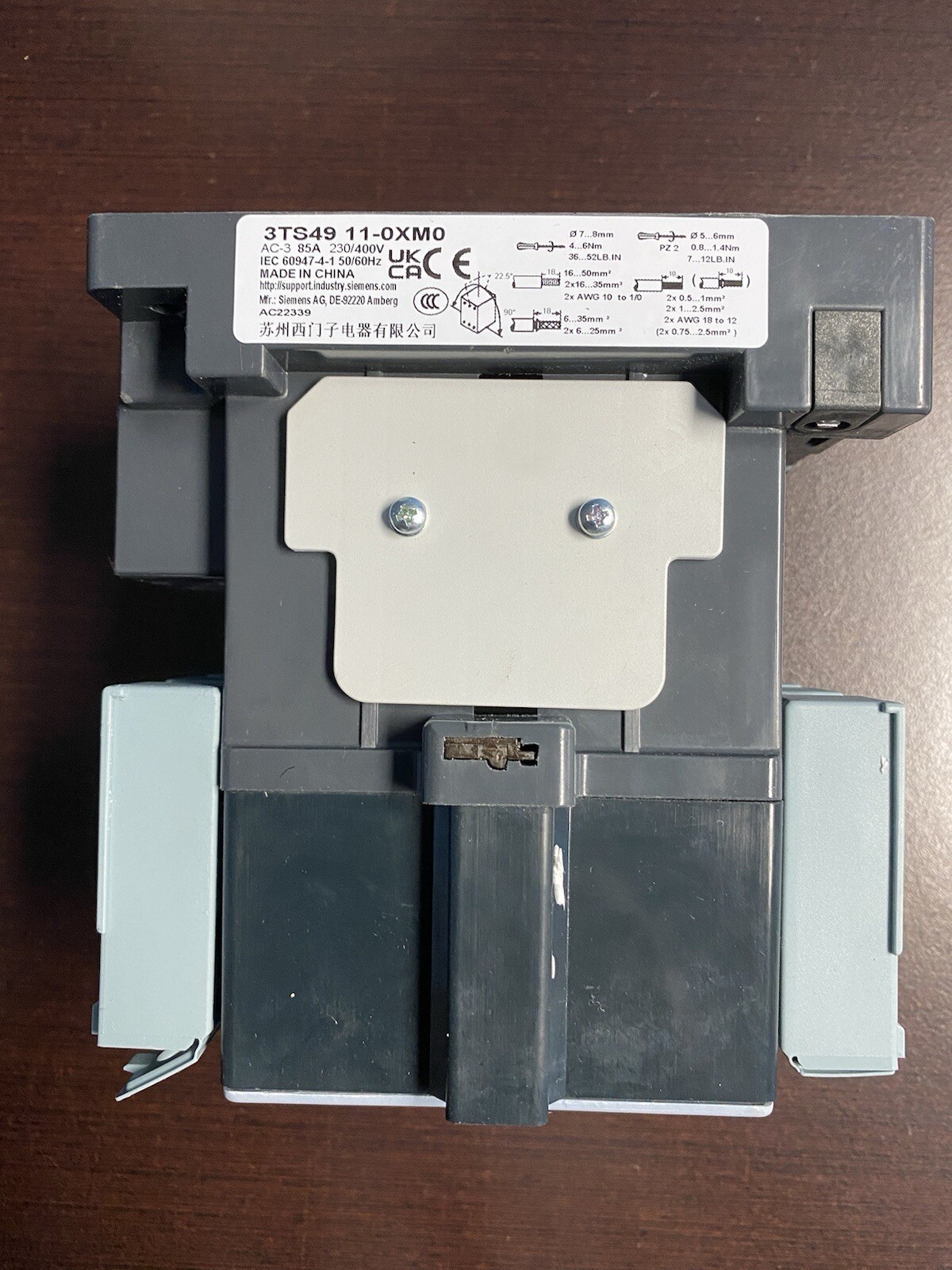 Siemens Contactor 3TS49 11-OXMO US:AC/220v 50Hz/264V HW400V