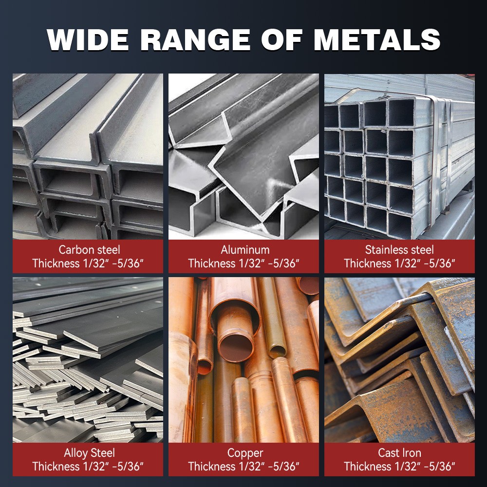 ARCCAPTAIN 200A MIG Welder 6 in 1 Gas/Gasless Flux Core/Stick/TIG & Welding Rod