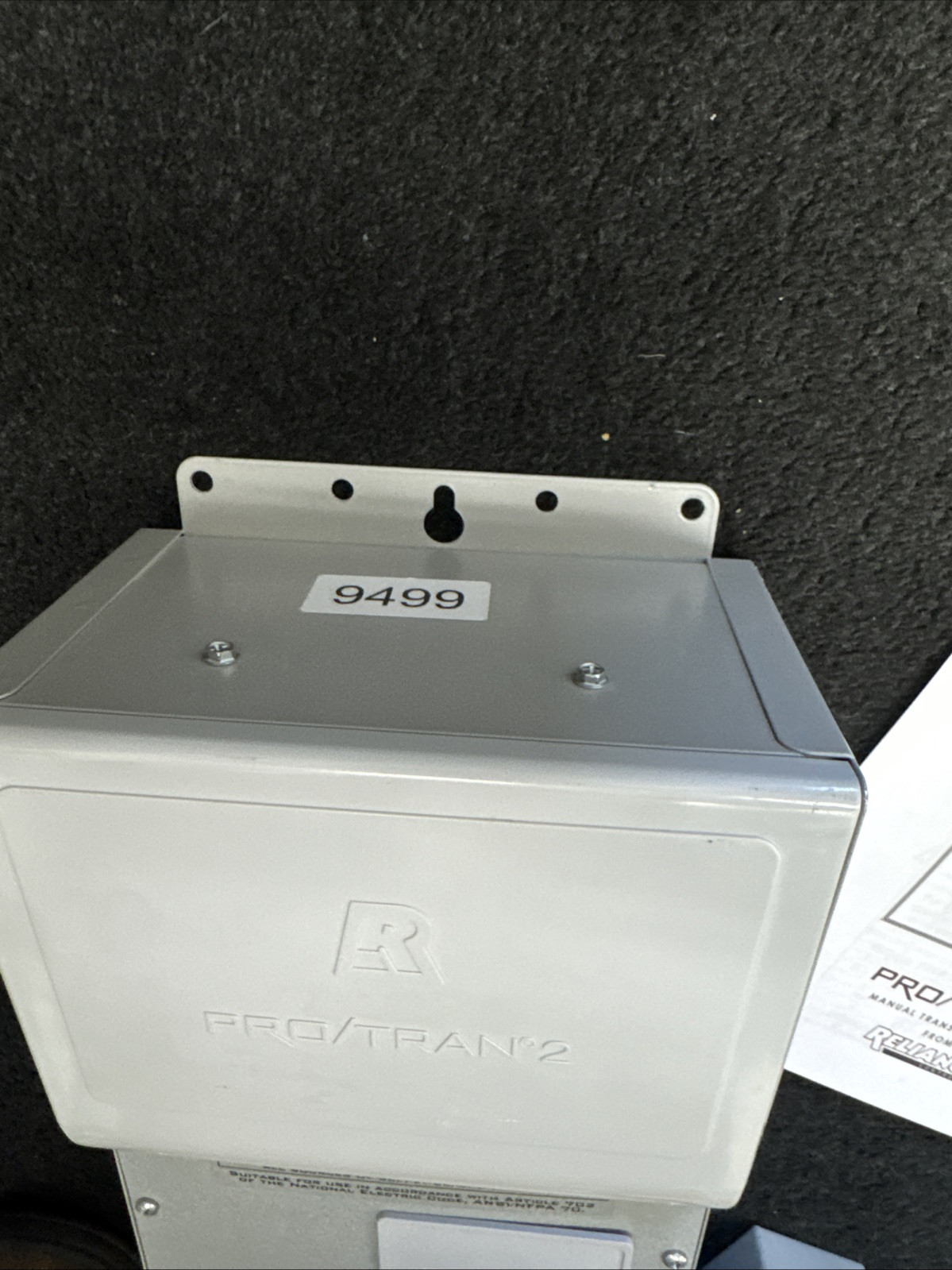 Reliance Controls Pro Tran 2 Generator Power Transfer Switch 6 Circuit W/Plug