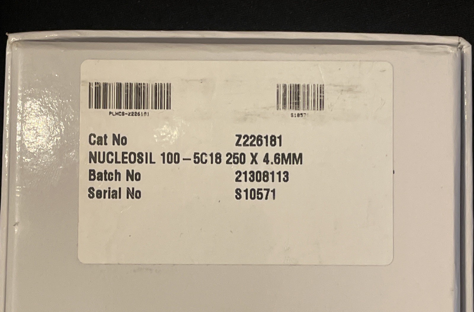 Supelco Nucleosil 100-5C18 5 μm 25 cm x 4.6 mm HPLC Column Z226181