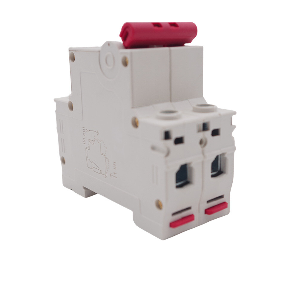 6-125Amp 1P 2Pole Miniature Mini Circuit Breaker DC MCB Din Rail Air Switch 220V