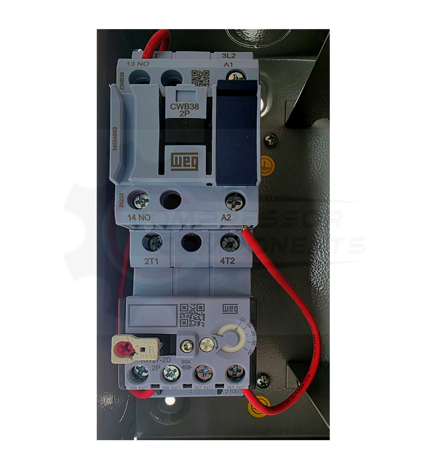 Weg ESWS-B38V24E-RM35 Magnetic Motor Starter 7.5HP 1 Phase 208-240 Volt / 38 Amp