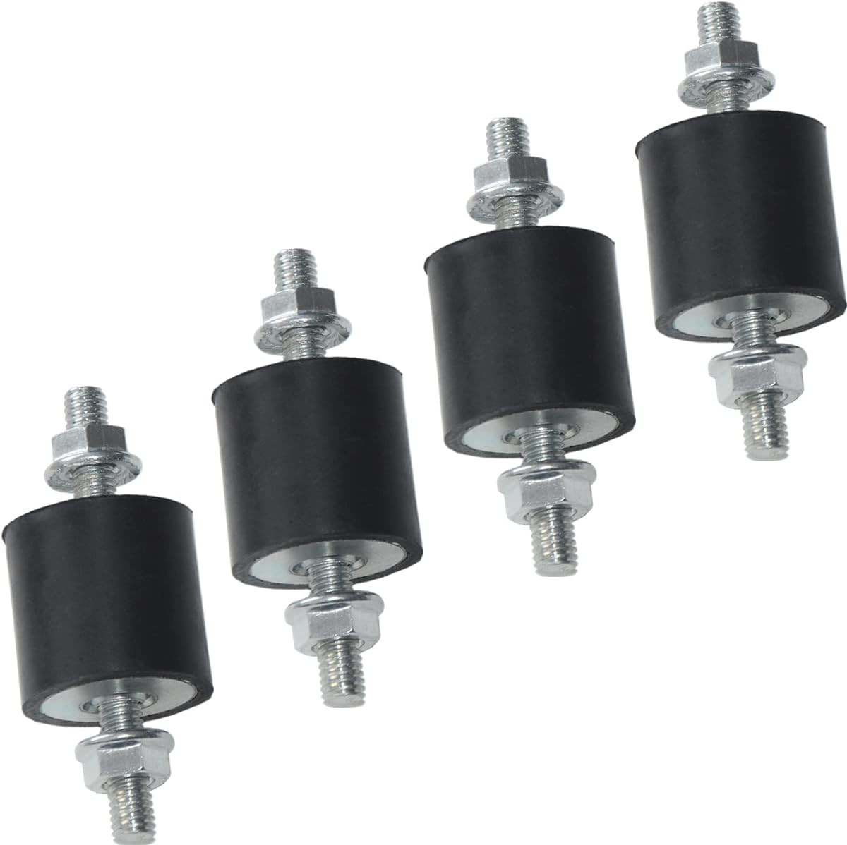 4Pcs 25 X 25Mm Rubber Mounts Rubber Vibration Isolator Mounts Shock Absorber