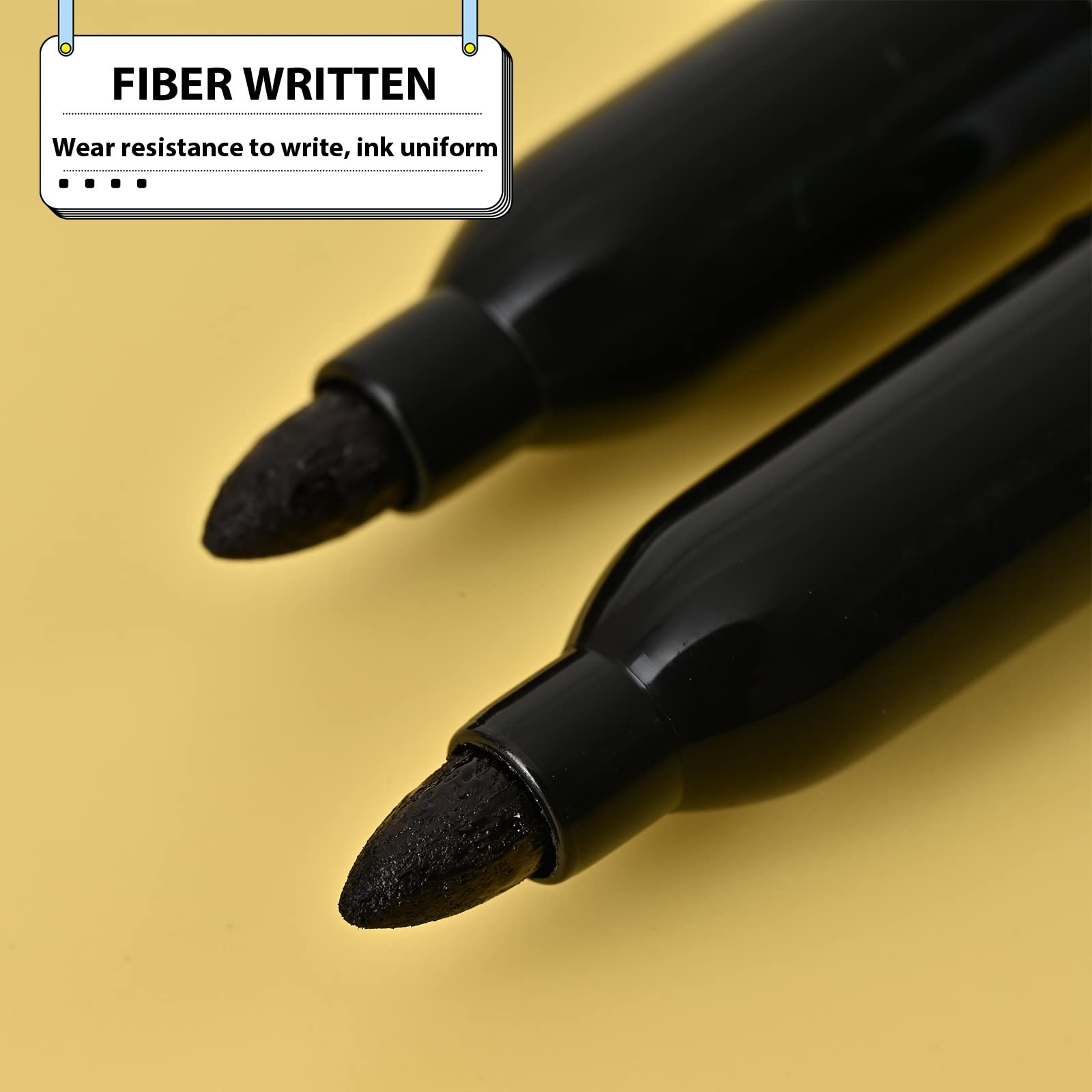 Affisure Permanent markers, 100 packs permanent 1 Count (Pack of 100), Black
