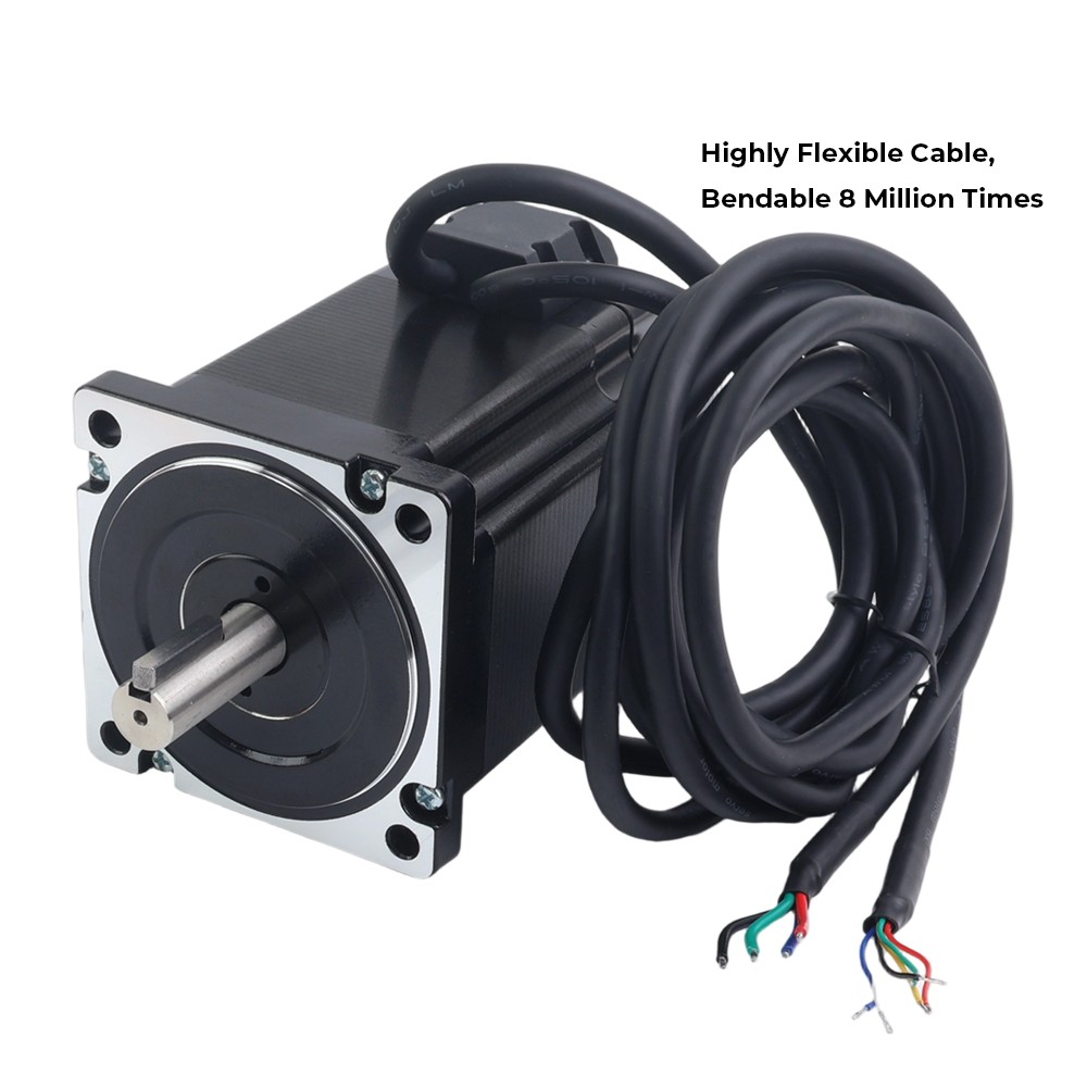 STEPPERONLINE Nema 34 6.5Nm 920oz.in Closed Loop Stepper Motor 6A & Driver Kit